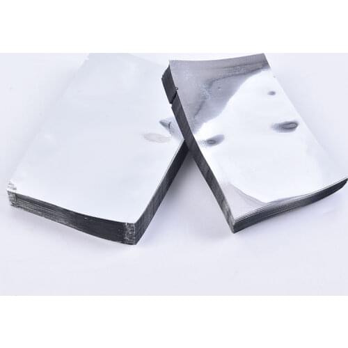 Hot！Pack of 100pcs Silver Aluminum Foil Mylar Bag Vacuum Sealer Food Storage Package New