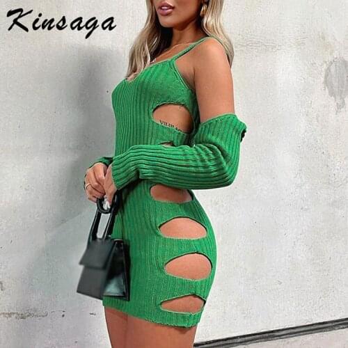 KINSAGA Fashionable Knitted Dresses