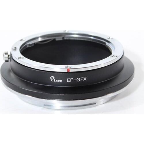 Pixco Lens Mount Adapter Ring for Canon EOS EF to Fujifilm GFX Camera 100S 100 50R 50S