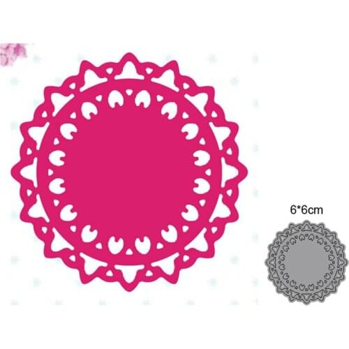 Metal Cutting Dies Stencils dies Cut Die Mold Circle Frame Scrapbooking dies Embossing dies decoation Paper Craft knife mould