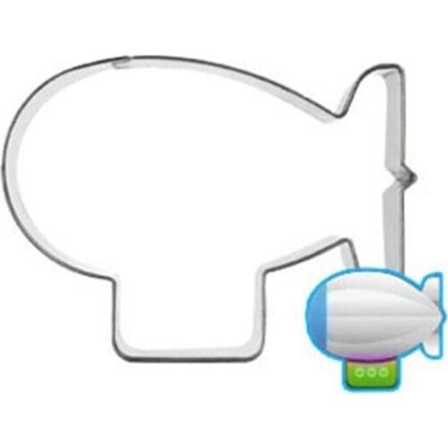 New Airship Spaceship Balloon Boat Metal Cookie Cutter Fondant Cake Decoration Gateau Reposteria Moldes Para Biscuit Pastry Tool