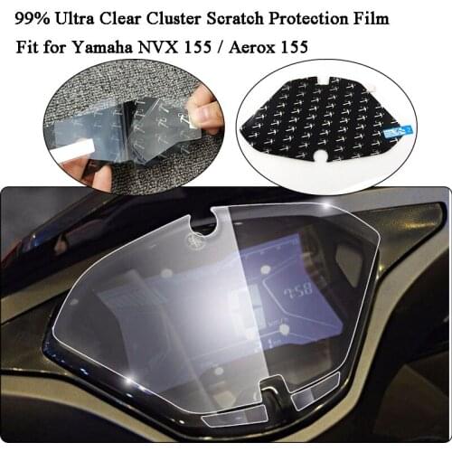 MTImport for Yamaha NVX 155 Aerox 155 Speedometer Speedo Screen Cluster Scratch Protection Film Instrument Dashboard Shield