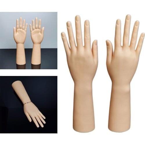 Durable Plastic Mannequin Hand Model Jewelry Store Bracelet Display Holder Stand