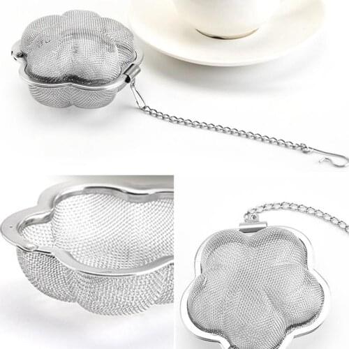 1PCS Flower Shaped Tea Infuser Versatile Mesh Tea Strainer Tea Interval Diffuser Stainless Steel Tea Strainer Filter Infuser