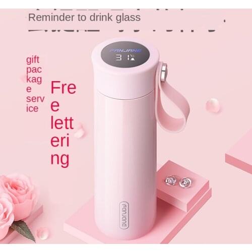 Stainless Steel Smart Vacuum Flask Portable Double-layer Business Vacuum Insulated Water Bottle Fashion Sports Girl Water Bottle