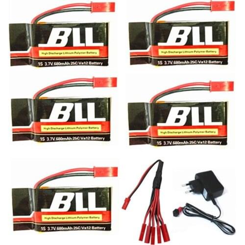 F11587 3.7V 680MAH Lipo Battery AKKU Spare for Phantom Fayee for FY550 Camera RC Quadcopter Ghost FPV Drone Uav