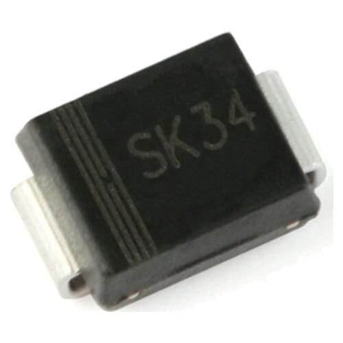 100PCS/Lot SK34 SMB 40V/3A Schottky Diode Rectifier