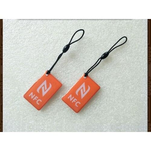 100pcs NFC tag NFC mobile phone pendant NFC Epoxy Card NTAG213 tag support ISO14443 NFC card nfc electronic label
