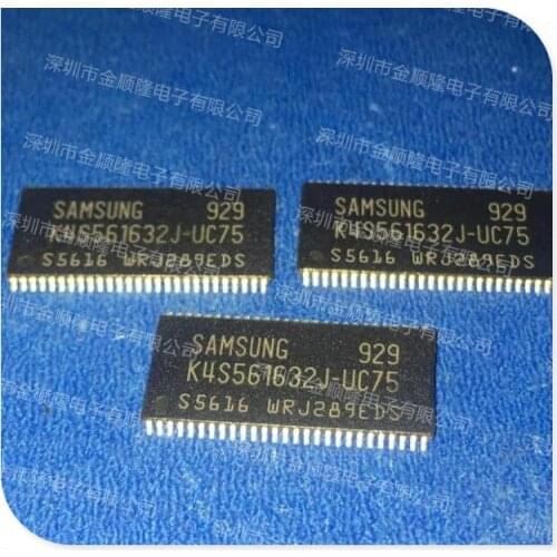 5pieces K4S561632J-UC75 256MB SAMSUNG TSOP54 flash
