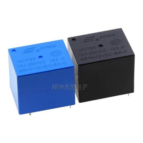 9pcs Relay SRIH-12VDC-SH-C SRIH-12VDC-SH-A 250V 10A relay 4P/5P relay Sensitive