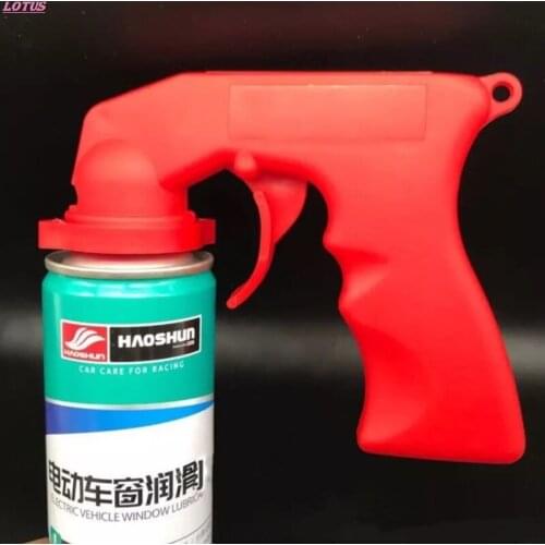 Spray Adaptor Paint Care Aerosol Spray Gun Handle With Full Grip Trigger Locking Collar Car Maintenance Styling Accessories Hot
