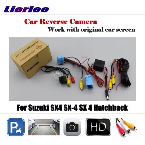 Car Rearview Reversing Parking Camera For Suzuki SX4 SX-4 SX 4 Hatchback Display / Rear View Backup Back CAM