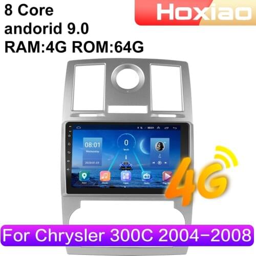 4G 8 cores Android 2din Car Radio multimedia video player For Chrysler Aspen 300C 2004 2005 2006-2008 navigation GPS audio 2 DIN