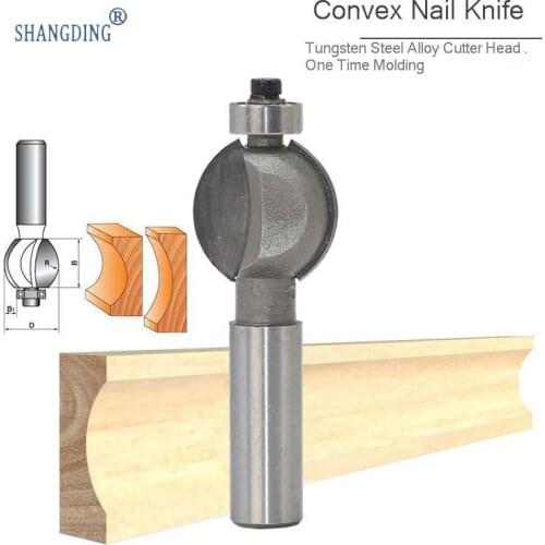 Convex Edge Nail Bakelite Milling Carving Mechanical Carpentry Protruding Arc Knife Line Knife High Speed Steel wood cutter