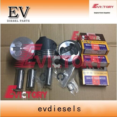 For yanmar VIO17 engine overhaul 3TNV70 3TNV70-XBV piston+piston ring