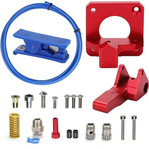 3D Printer MK8 Extruder Upgraded Aluminum Bowden Extruder Drive Feed Replacement For Creality CR-10, CR-10S, CR-10 S4, Prusa i3