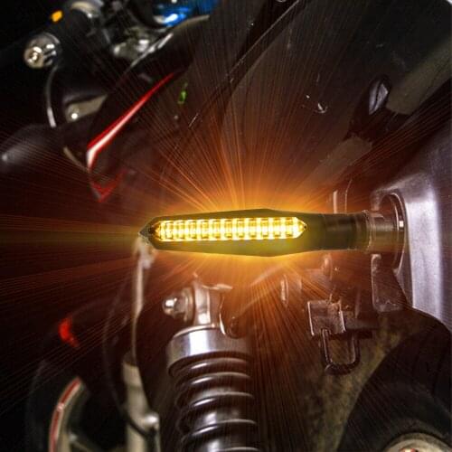 LEEPEE Flowing Water Flashing Motorbike Indicator Blinker for Honda Motorcycle Turn Signal Lights 12LED Chip 1 Pair