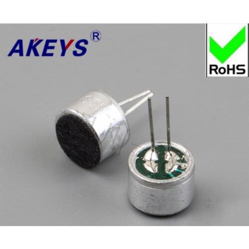 10 PCS 9 *7mm sensitivity (52D pin) capacitive electret microphone microphone