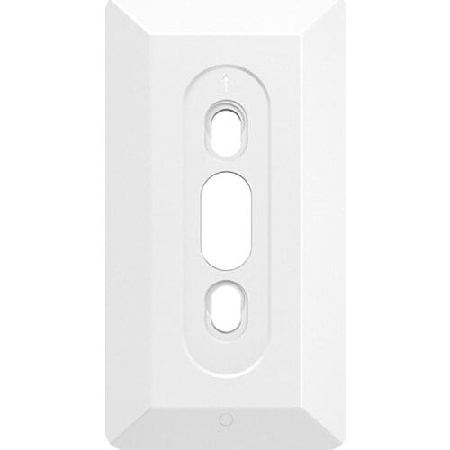 Wall Plate Compatible with Adjustable Wedge Double Coated UV Resistant Hard ABS Material Matt Finish for Nest Hello