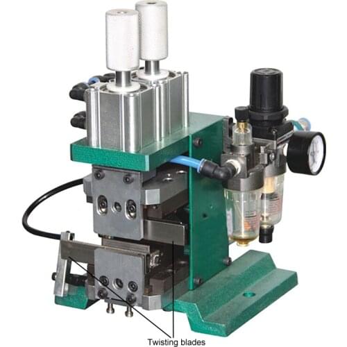 SR-3FN Pneumatic Electric Peeling Wire Peeling Twisted wire Machine