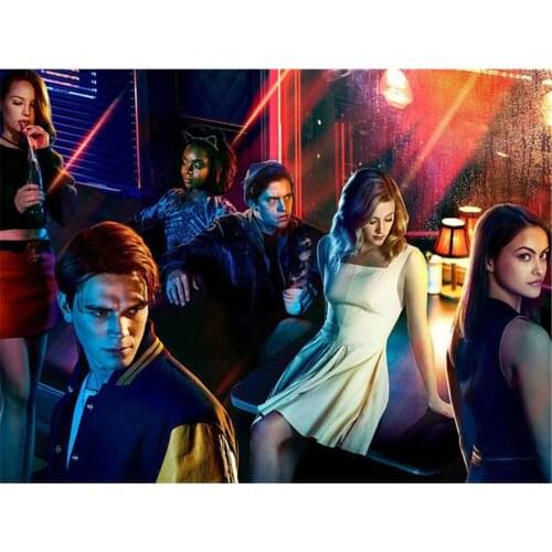 Riverdale DIY Embroidery 11CT Cross Stitch Kits Needlework Craft Set Cotton Thread Printed Canvas Home Decoration New Room