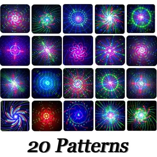 Christmas Laser Projector Lights Sky Star Stage Spotlight Shower 24 Patterns Effect Remote Moving Outdoor Garden Lawn Xmas Decor