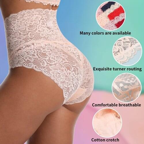 Sexy Lace Panties Women Transparent flowers Low-Waist Underpant Hollow Out Thong Female Seamless G-String Underwear Lingerie