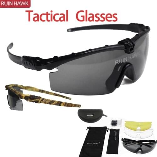 Tactical Polarized Glasses Military Goggles Army Sunglasses With 3 Lens Outdoor Sport Men Shooting Eyewear Motorcycle Gafas