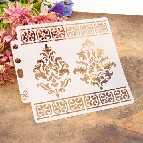 13*14cm Frame Edge Flower DIY Layering Stencils Painting Scrapbook Coloring Embossing Album Decorative Card Template