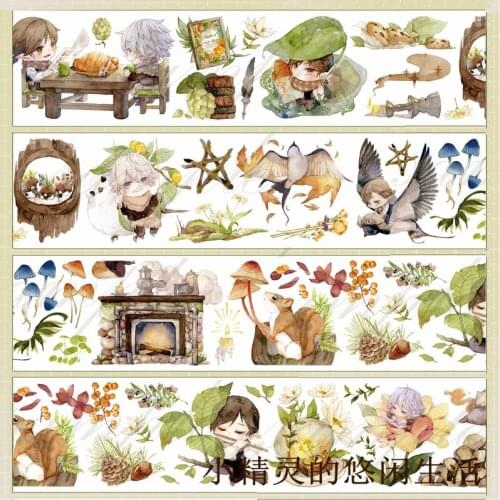 1 Loop 6cmx90cm Life Elves Washi Tape Sample