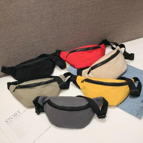 2019 Hot Zipper Sport Nylon Casual Adjustable Outdoor Traveling Jogging Cycling Walking Waist Bag 6 Basic Colour