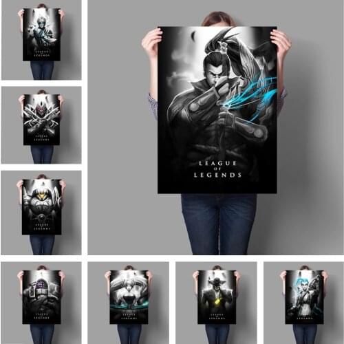 HD League of Legends ink painting hight quality canvas painting hight quality home Decor for Childrens room No Frame