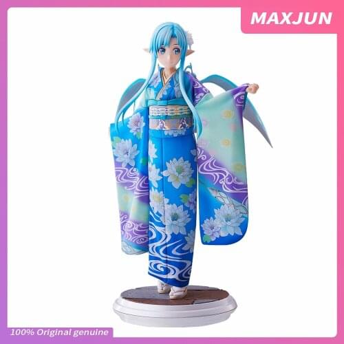 MAXJUN Genuine Anime Sword Art Online Figures Yuuki Asuna Kimono Elf PVC Model toys Sword Art Online SAO Action figure doll