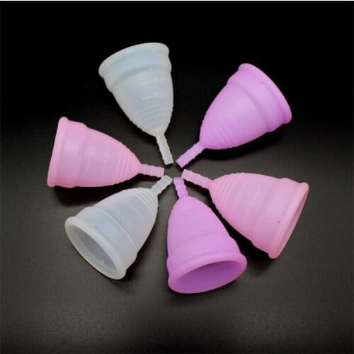 Medical Silicone Soft Menstrual Cup For Lady Feminine Hygiene Vagina Care Tempon Period Cup Copo Menstrual Copa Silicone