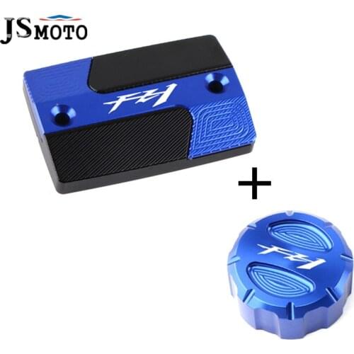 Motorcycles High Quality CNC Aluminum Front & Rear Brake Clutch Oil Fluid Reservoir Cover Cap For YAMAHA FZ1 FZ 1 f z1 2006-2015