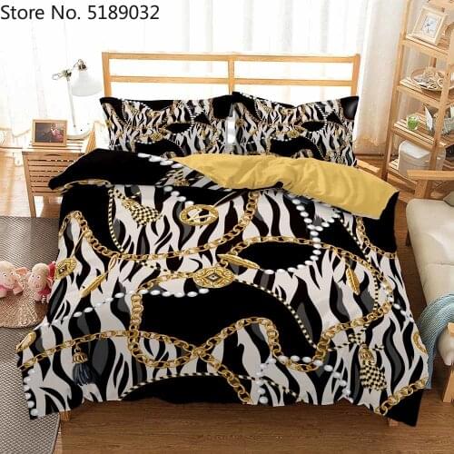 Baroque Vintage Style Bedding Set 2/3PCS Home Decor Duvet Cover Luxury Bedding Sets Pillowcase Twin Queen King Size Bed Set