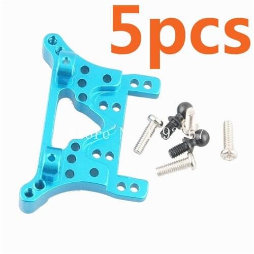 Wholesale 5Pcs WLtoys Parts A959 Upgrade Aluminum Front Shock Tower Alloy A949 A969 A979 58005 For HSP 1/18 RC Model Car