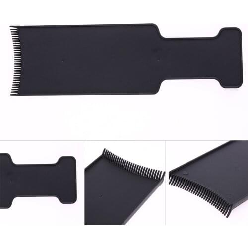 Hair Salon Plastic Hair Dyeing Comb 27cm Coloring Brush Dye DIY Tint Long Board Plate for Barber Design Styling Accessory Tools