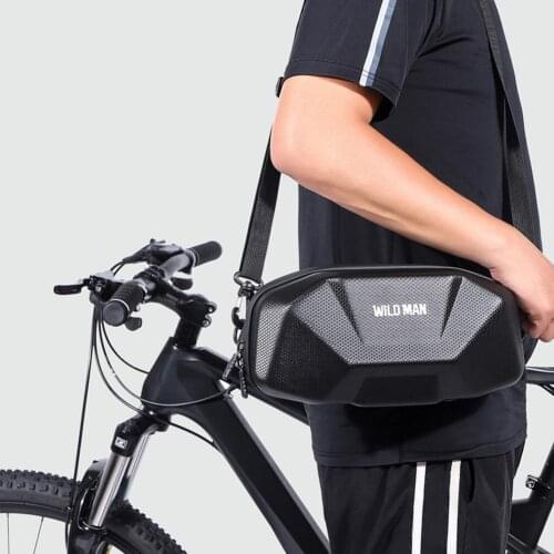 Bicycle Front Bag 3.5 L Hard Shell Hand Bar Bag Electric Scooter Handlebar Bag Shoulder Bag Head Tube Bag For Cycling Accessorie
