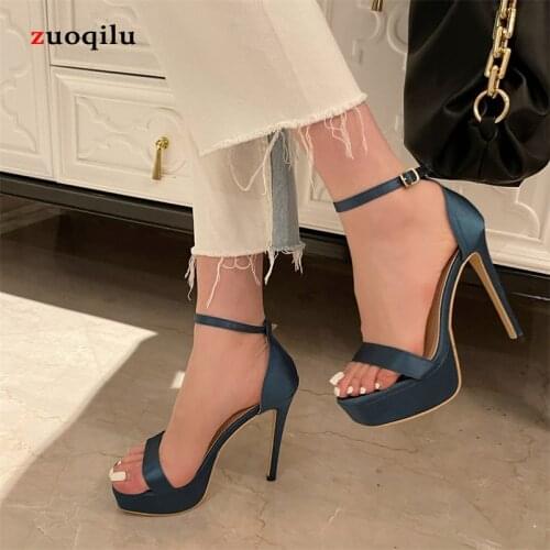 Ladies shoes 2021 heels platform shoes woman pumps wedding shoes super high heels black peep toe platform heels shoes