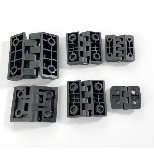 2pcs Strong Plastic Butt Hinge Industrial Equipment Electric cabinet Door Bearing Hinges fixed furniture hardware cabinet hinge