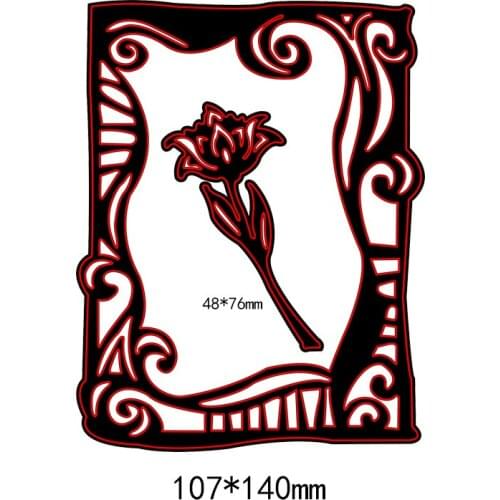 Rose Flowers lace Metal Cutting Dies Stencil for DIY Scrapbooking Photo Paper Cards Decorative Crafts Supplies Diecut new hot