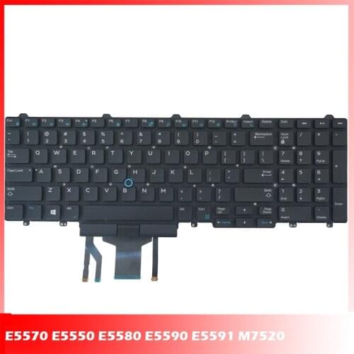 Brand New For DELL Notebook keyboard E5570 E5550 E5580 E5590 E5591 M7520