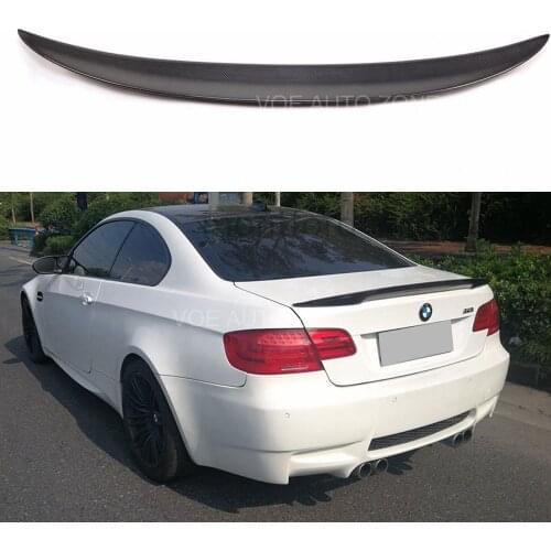 Performance Style Carbon Fiber Rear Roof Spoiler Trunk Lip Wing For BMW E92 Spoiler 3 Series 2 Door E92 M3 E92 Coupe 2005-2012