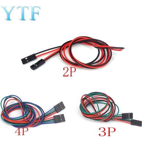 3D Printer Parts Cable Jumpers 2P Female DuPont Line 70CM 2Pin3P 4Pin Male to Male Female to Female 5PCS /LOT