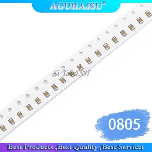 100pcs 1UF X5R Error 10% 16V 0805 105 SMD Thick Film Chip Multilayer Ceramic Capacitor