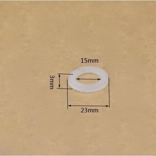 10x Silicone Washer Shoulder Washer Shower Sealing Gasket Pad Spacer OD23 ID 15mm 23x15x3mm M15