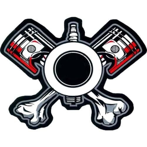 13cm x 10.1cm for Simple Art Modeling Abstract Logo Personality Trunk Decal Waterproof Bumper Decoration Car Sticker