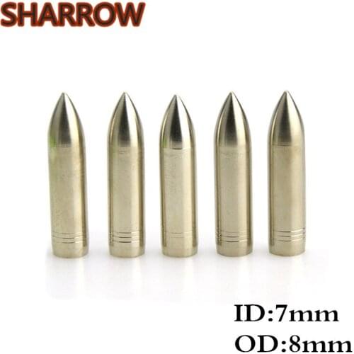 24/50Pcs 85Gr Archery Arrow Tip Point Steel Arrowhead Broadheads Fit 8mm Bamboo Wooden Shaft For Shooting Practice Accessories