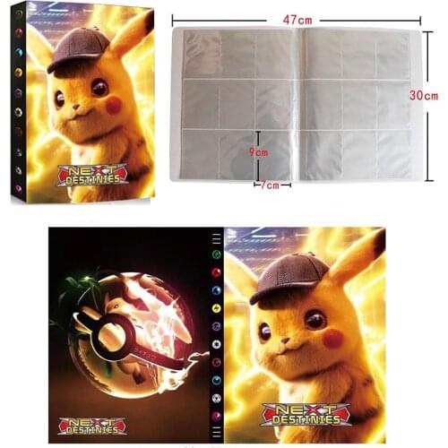 432Pcs Pokémon GoDetective Pikachu Holder Toys Collections Pokemon Cards francaise Album Book Loaded List Toys Gift for Children
